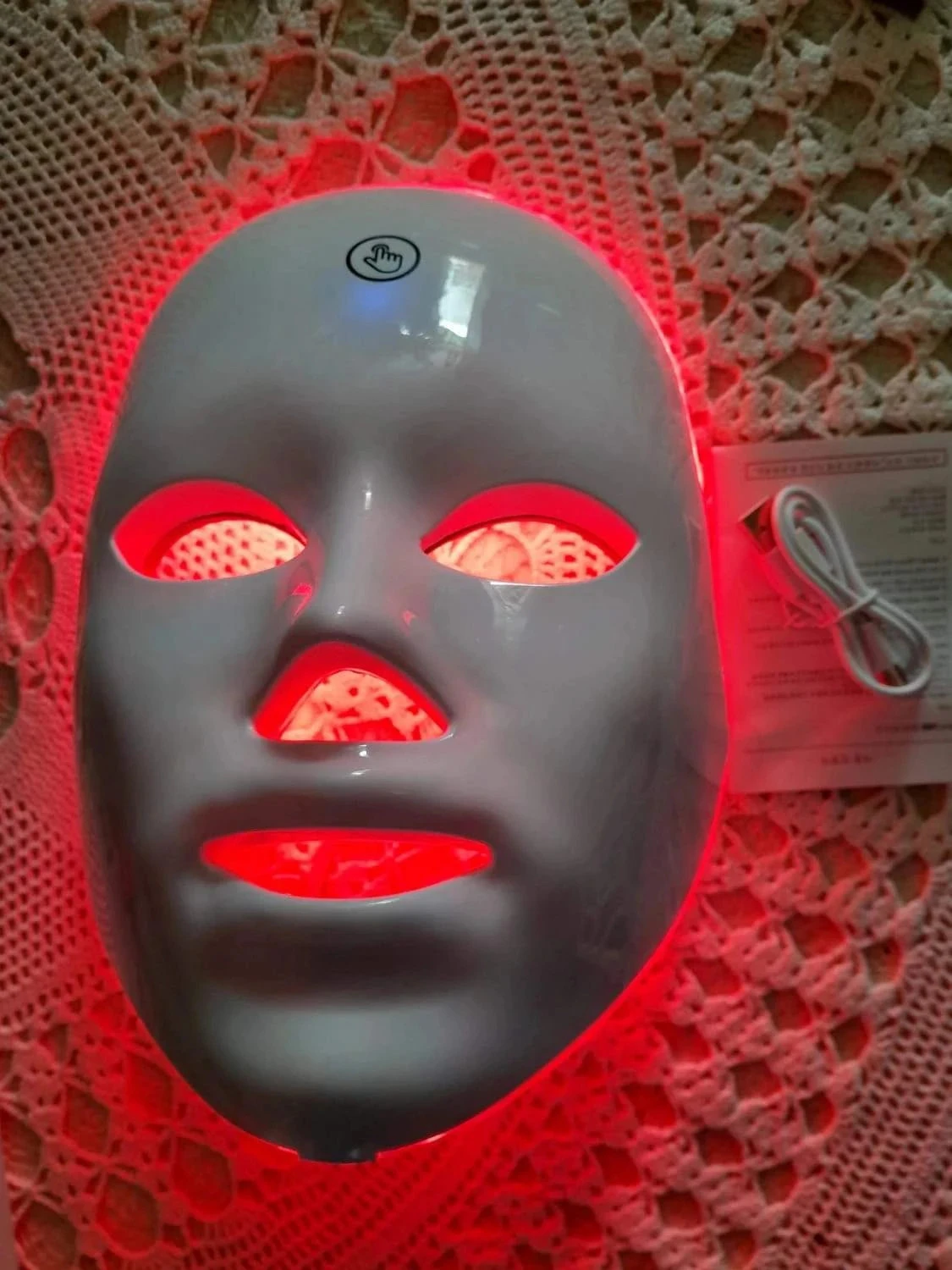 Máscara de belleza LED, 7 colores, Carga USB – photo 2